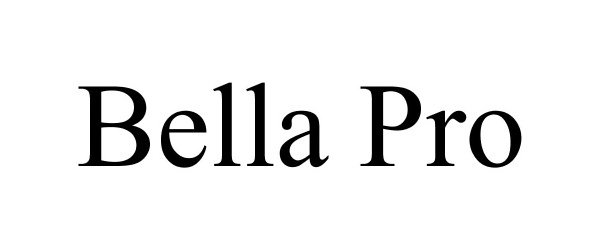 Trademark Logo BELLA PRO