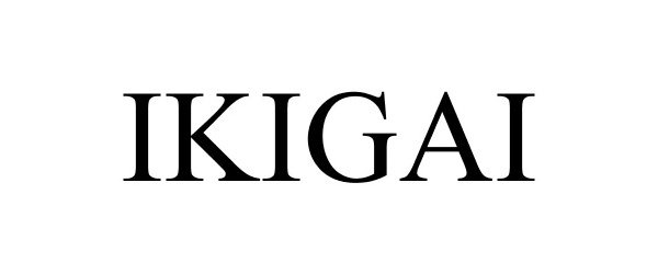 Trademark Logo IKIGAI