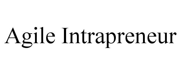 Trademark Logo AGILE INTRAPRENEUR