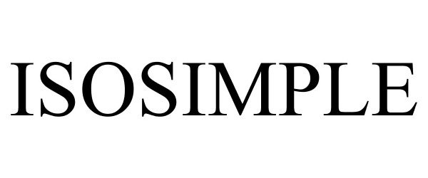  ISOSIMPLE