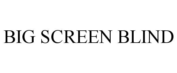 Trademark Logo BIG SCREEN BLIND