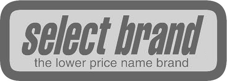 Trademark Logo SELECT BRAND THE LOWER PRICE NAME BRAND