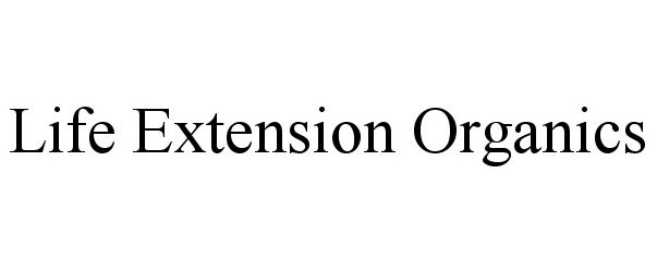  LIFE EXTENSION ORGANICS