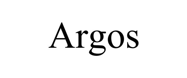 Trademark Logo ARGOS