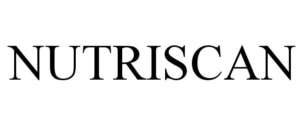 Trademark Logo NUTRISCAN