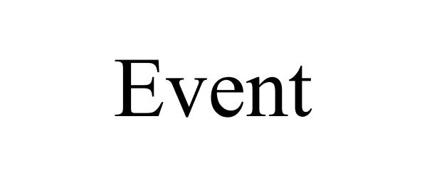Trademark Logo EVENT