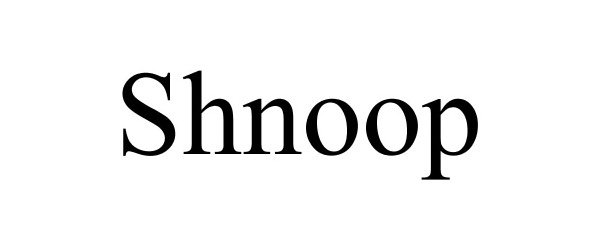 Trademark Logo SHNOOP