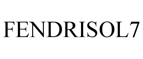 Trademark Logo FENDRISOL7