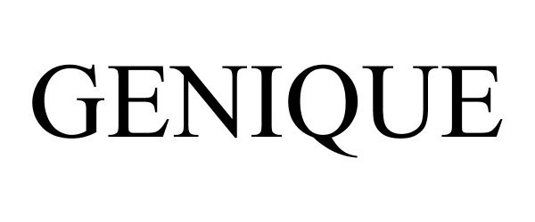 Trademark Logo GENIQUE