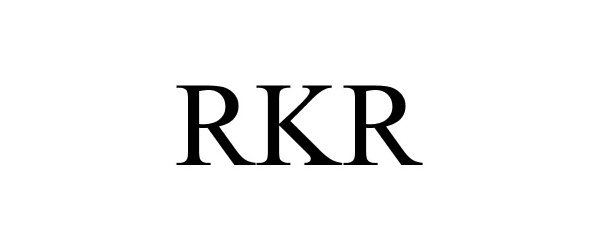 Trademark Logo RKR