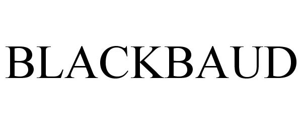 Trademark Logo BLACKBAUD