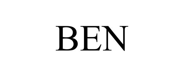 Trademark Logo BEN