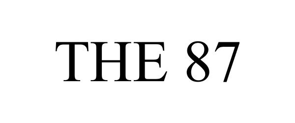 Trademark Logo THE 87