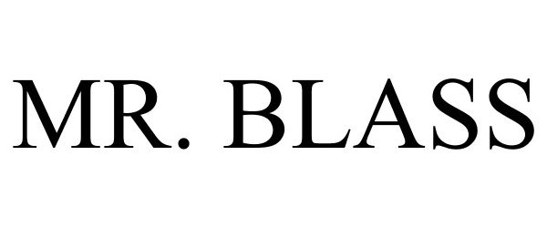 Trademark Logo MR. BLASS