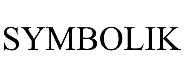 Trademark Logo SYMBOLIK