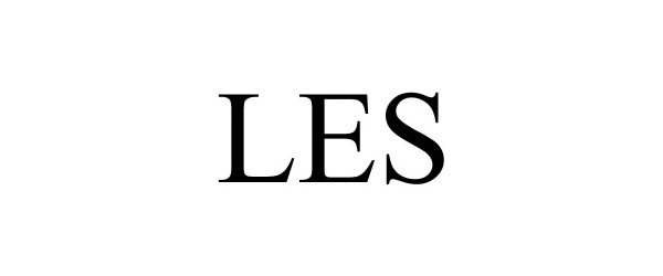 Trademark Logo LES