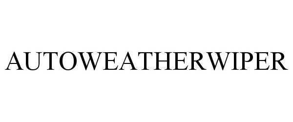 Trademark Logo AUTOWEATHERWIPER