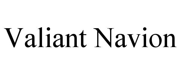 Trademark Logo VALIANT NAVION