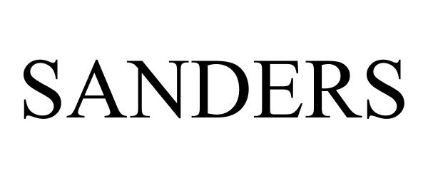 Trademark Logo SANDERS