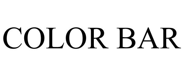 Trademark Logo COLOR BAR