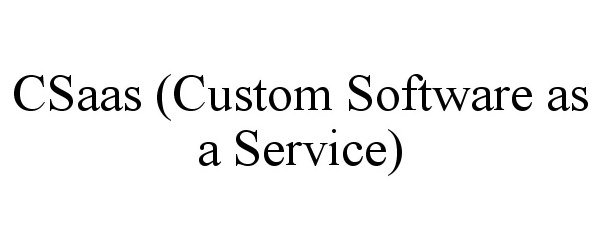  CSAAS (CUSTOM SOFTWARE AS A SERVICE)