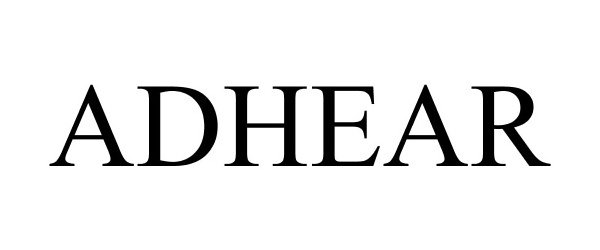 Trademark Logo ADHEAR