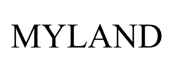 Trademark Logo MYLAND