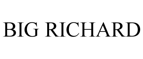 Trademark Logo BIG RICHARD
