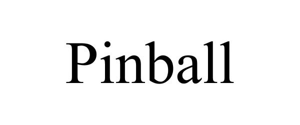 Trademark Logo PINBALL