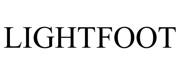 Trademark Logo LIGHTFOOT