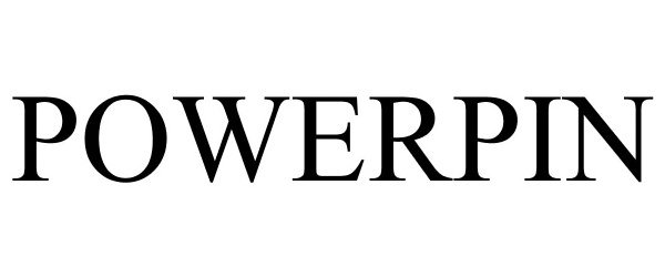 Trademark Logo POWERPIN