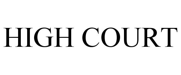 Trademark Logo HIGH COURT