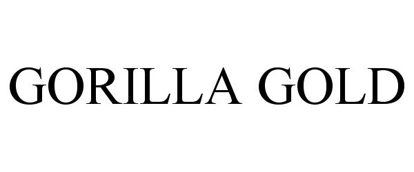 Trademark Logo GORILLA GOLD