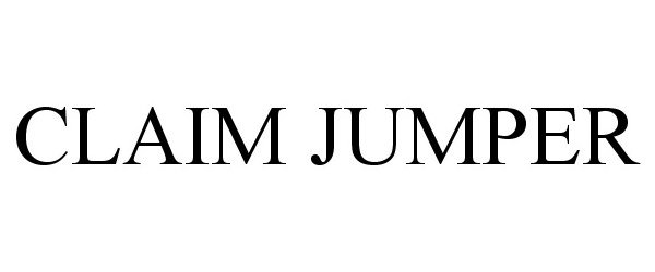 Trademark Logo CLAIM JUMPER