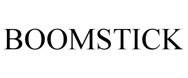 Trademark Logo BOOMSTICK