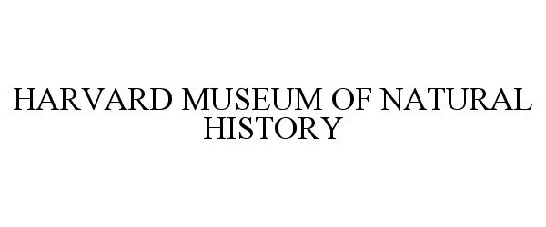  HARVARD MUSEUM OF NATURAL HISTORY