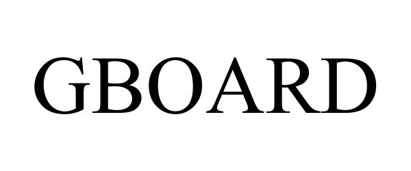 Trademark Logo GBOARD