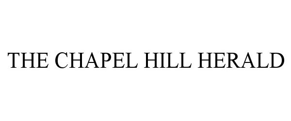  THE CHAPEL HILL HERALD