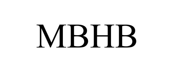 Trademark Logo MBHB