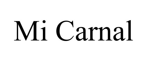 Trademark Logo MI CARNAL