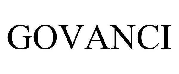 Trademark Logo GOVANCI