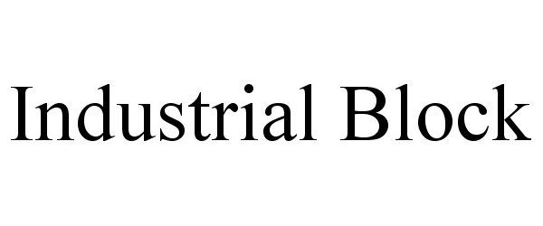 Trademark Logo INDUSTRIAL BLOCK