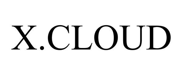 Trademark Logo X.CLOUD