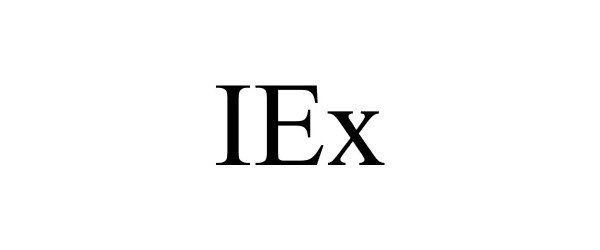 Trademark Logo IEX