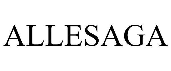 Trademark Logo ALLESAGA