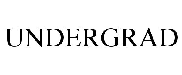 Trademark Logo UNDERGRAD