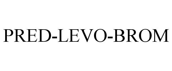 Trademark Logo PRED-LEVO-BROM