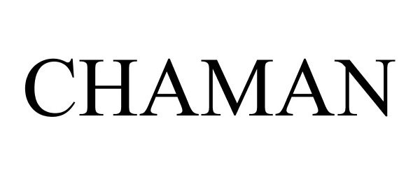 Trademark Logo CHAMAN