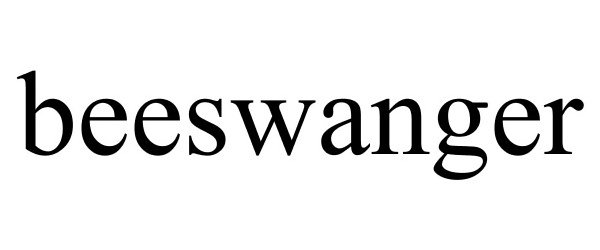 Trademark Logo BEESWANGER