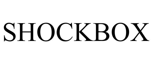 Trademark Logo SHOCKBOX